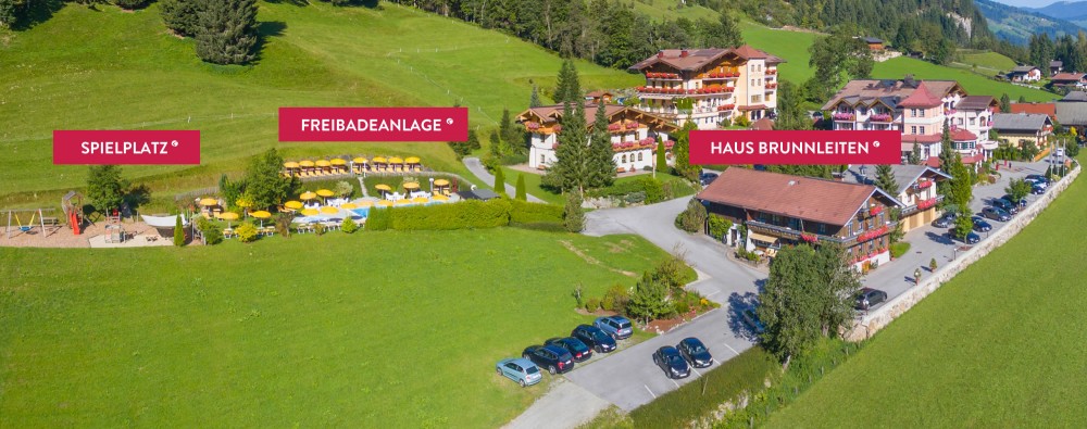 Ferien in Top Lage inmitten der grünen Ferienanlage der Familie Schernthaner in Kleinarl, Salzburger Land