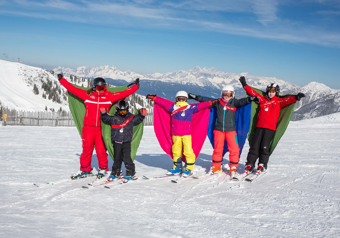 Skikurse mit der hauseigenen Skischule Kleinarl im Snow Space Salzburg, Ski amadé