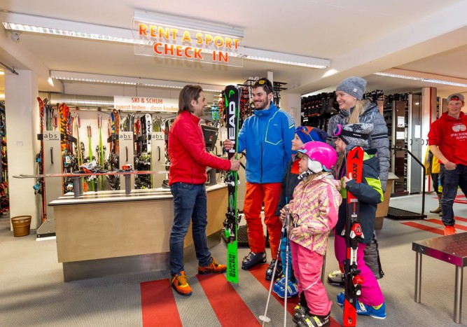 Skiverleih für die ganze Familie bei Sport Kleinarl